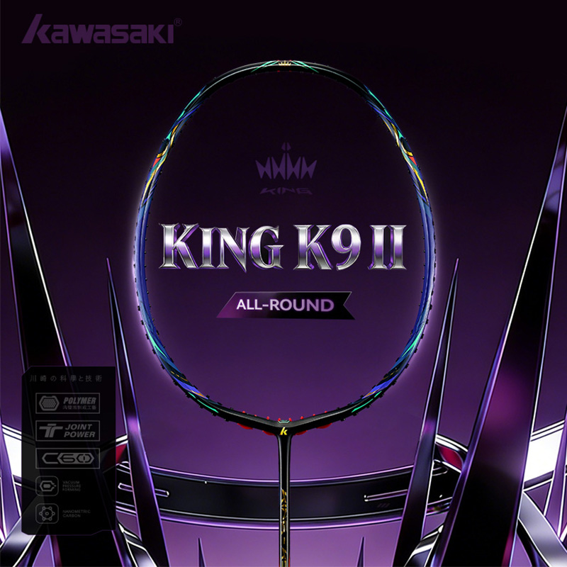 Badminton Bwf - Kawasaki king k9 4u raquete de