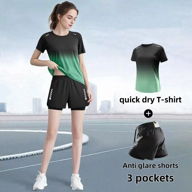 Badminton Jersey - Conjunto de roupas esportivas femininas, shorts