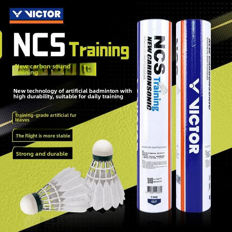 Nylon Shuttlecock 12 - Novos Petecos de Badminton NCS TRAIN