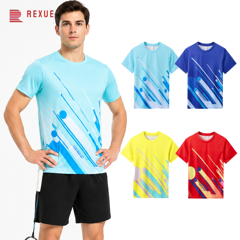Badminton Jersey - Camisa de Badminton Masculina de Secagem