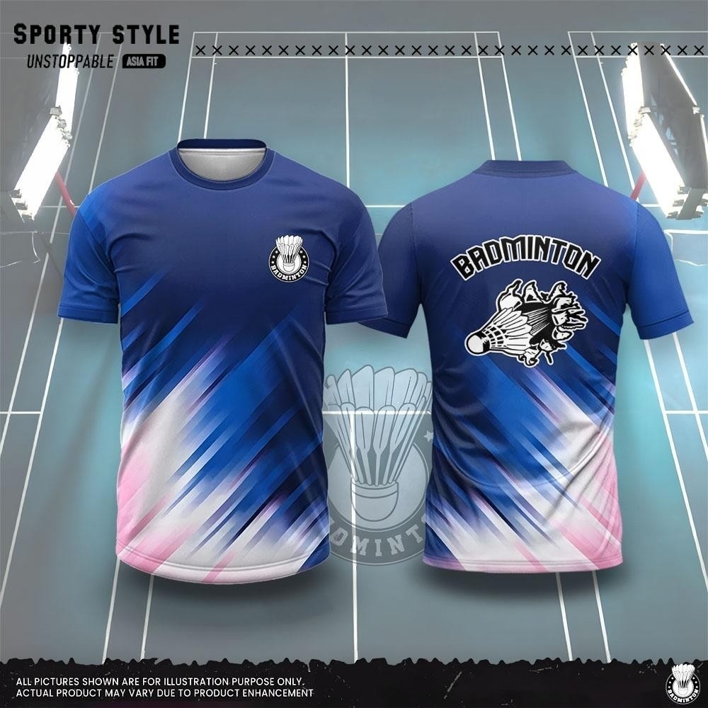 Badminton Jersey - Roupas masculinas moda impressão 3d badminton
