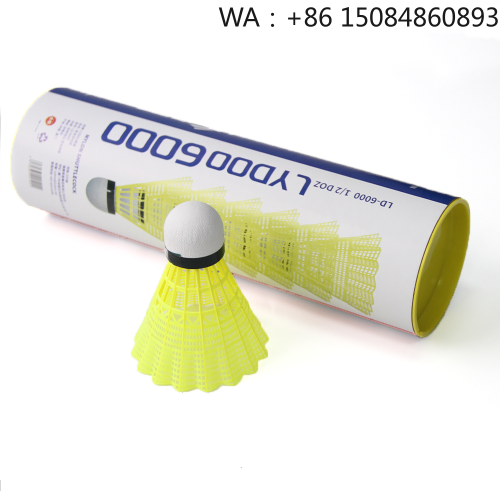 Nylon Shuttlecock 12 - Petecas de badminton de treino de