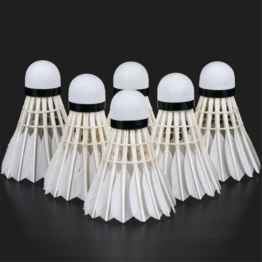 Badminton Bwf - 3/6/12 pçs novo branco peteca de