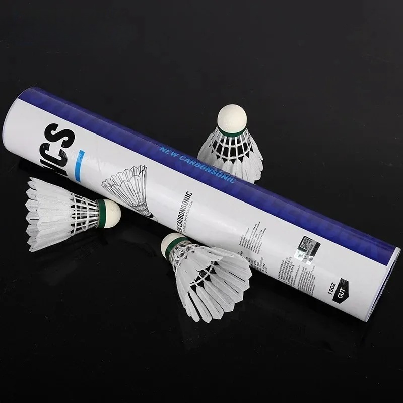 Nylon Shuttlecock 12 - 12pçs petecas de badminton com som