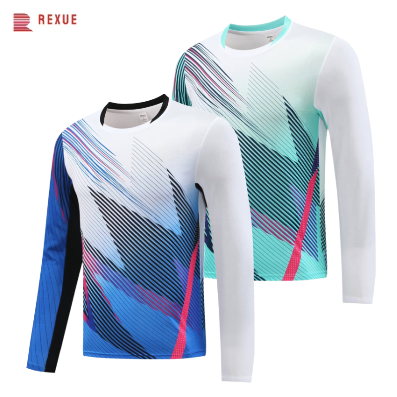 Badminton Jersey - Camisa de badminton de manga longa