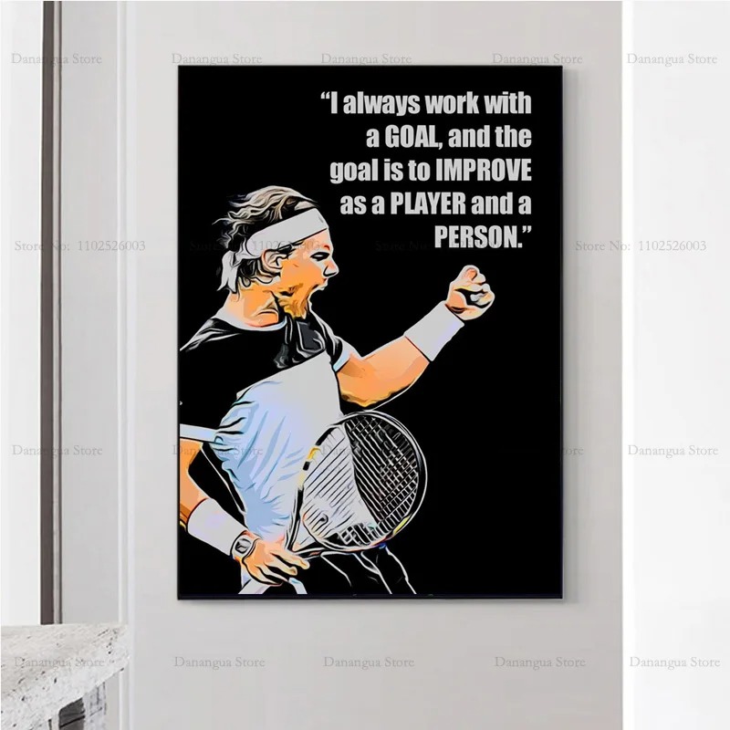 Rafaels novas citações nadals  - Badminton Quotes avaliação e preço