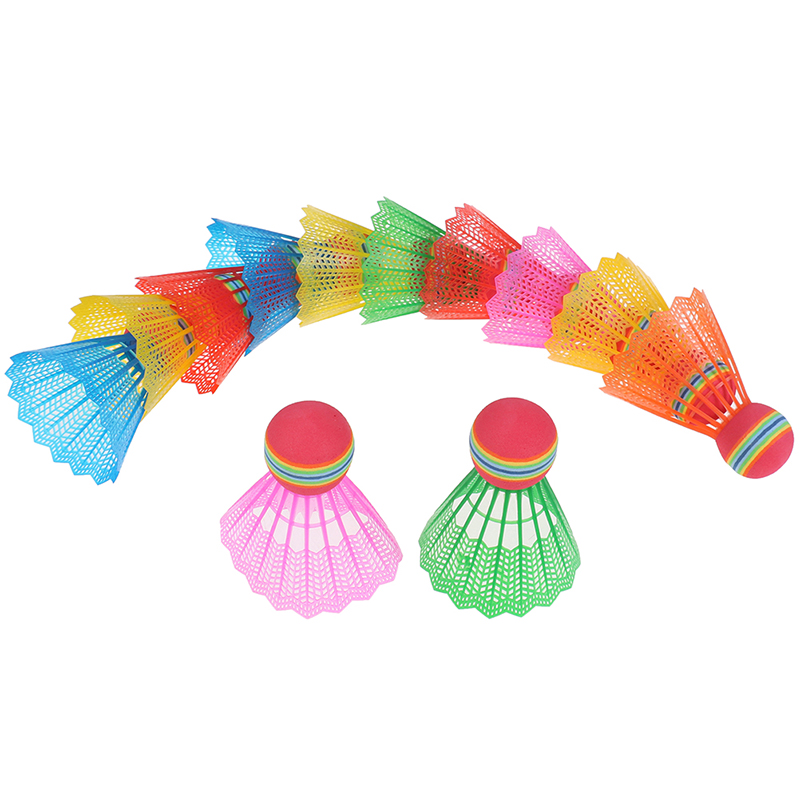 12 pçs jogo de badminton espor - Nylon Shuttlecock 12 avaliação e preço