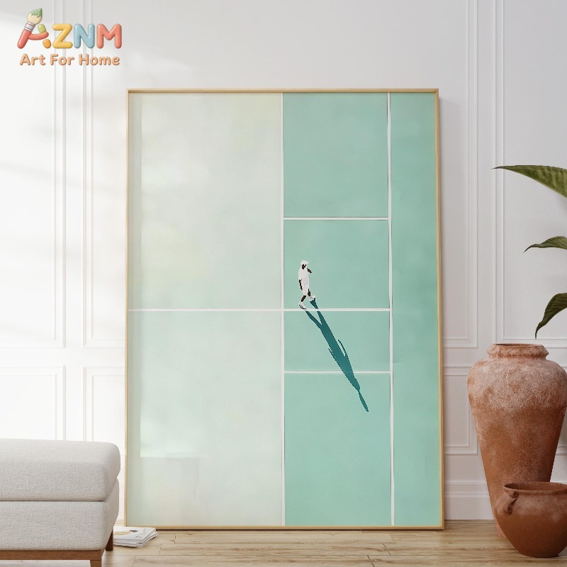AZNM Arte de Parede em Tela Mi - Badminton Quotes avaliação e preço
