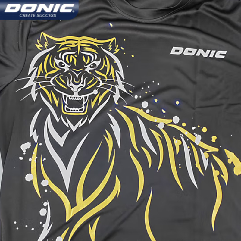 DONIC-Camisola de Ténis de Mes - Badminton Jersey avaliação e preço