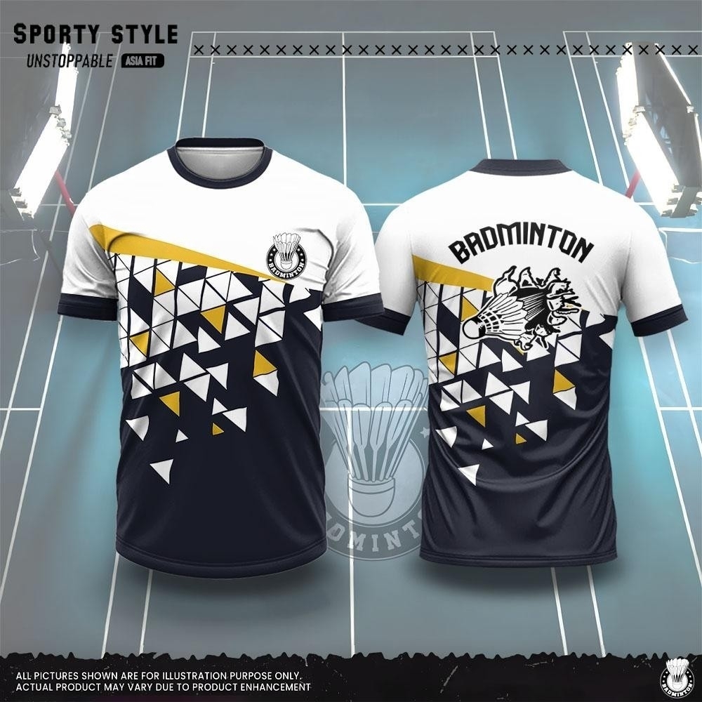 Roupas masculinas moda impress - Badminton Jersey avaliação e preço