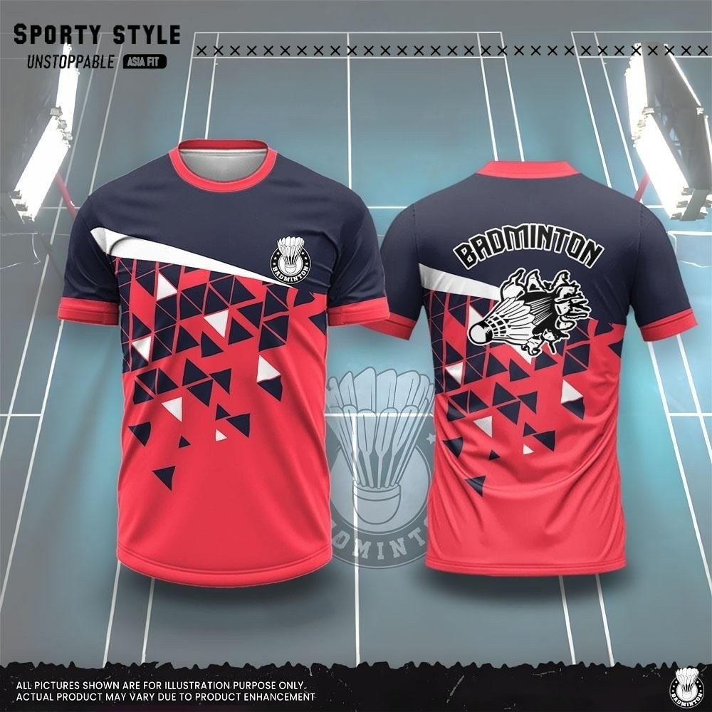 Roupas masculinas moda impress - Badminton Jersey avaliação e preço