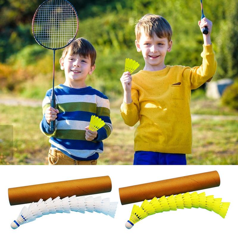 Conjuntos de badminton para qu - Nylon Shuttlecock 12 avaliação e preço