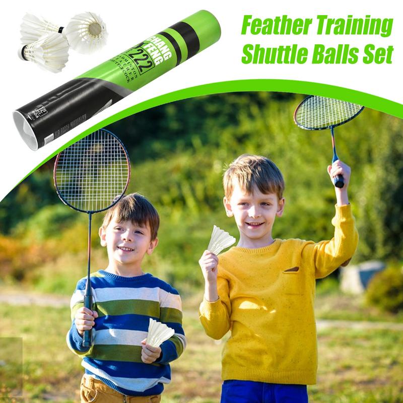 12PC Volantes de Badminton Dur - Badminton Bwf avaliação e preço