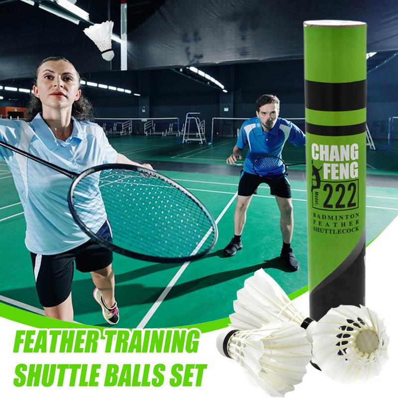 12PC Volantes de Badminton Dur - Badminton Bwf avaliação e preço