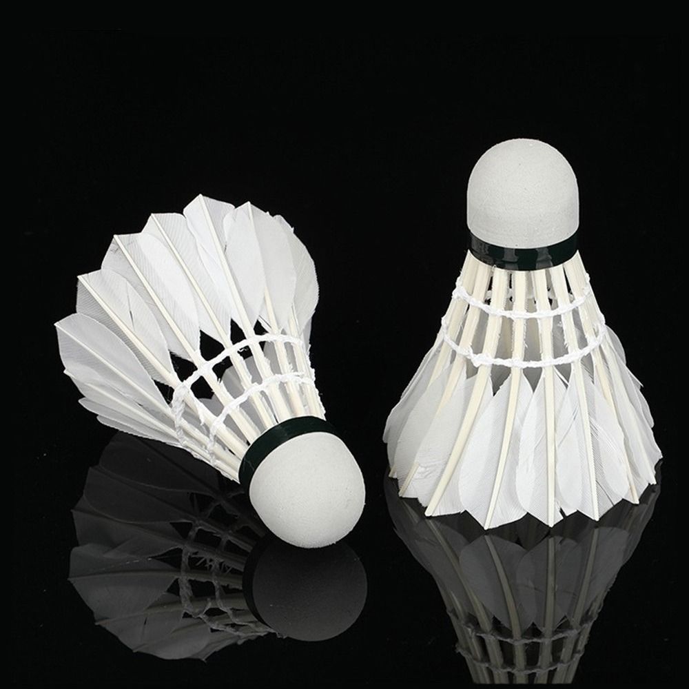 3/6/12 pçs novo branco peteca  - Badminton Bwf avaliação e preço