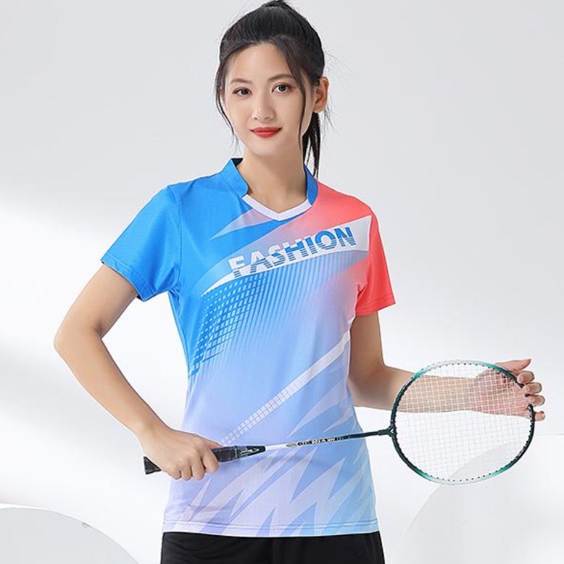 Camisa Estampada Badminton Fem - Badminton Jersey avaliação e preço