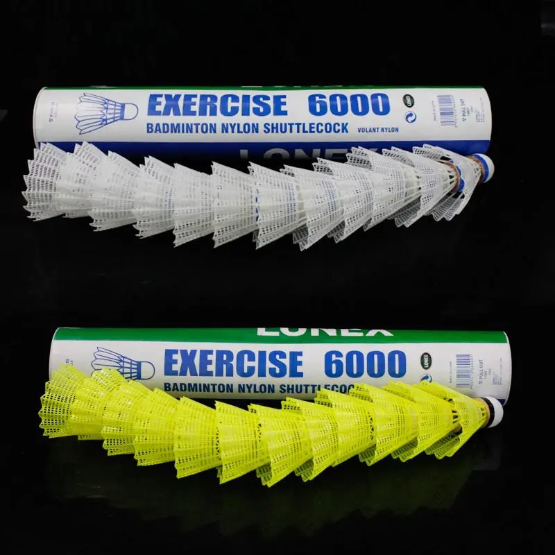 12 peças/barril super forte ny - Nylon Shuttlecock 12 avaliação e preço