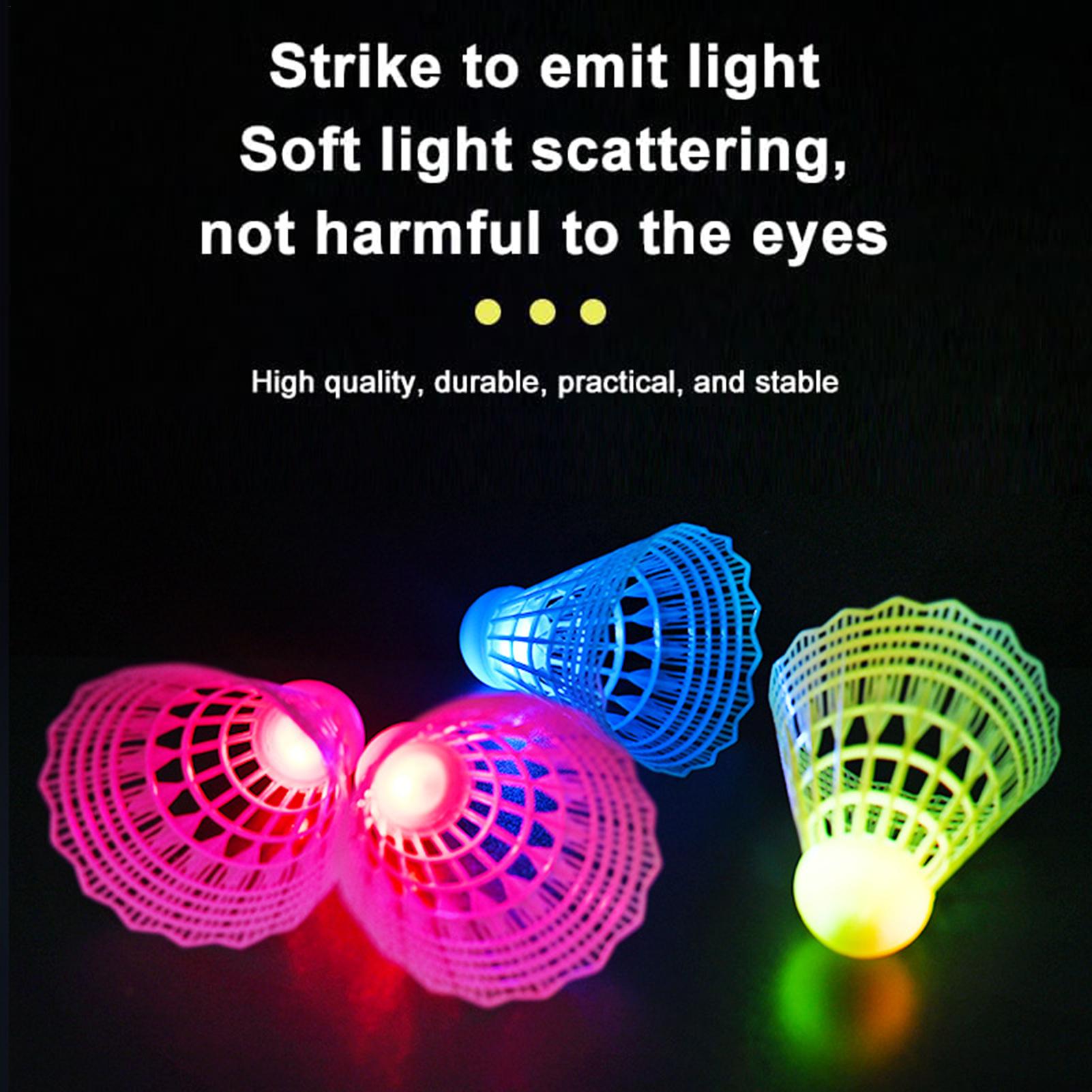 3pcs Bolas de Badminton LED Co - Badminton Bwf avaliação e preço