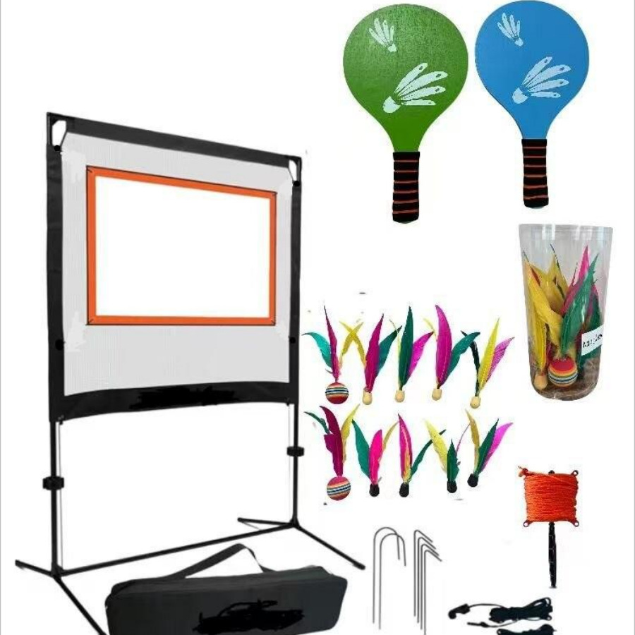 Conjunto de rede de badminton  - Badminton Net avaliação e preço
